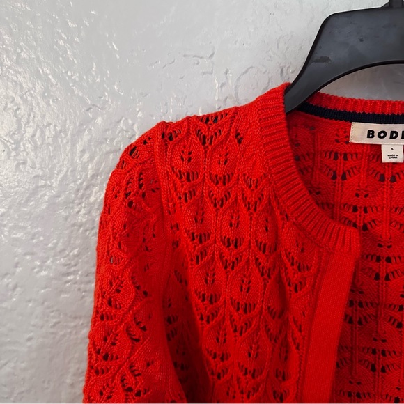 Crochet Knit Cardigan -
Gladioli Orange - Picture 13 of 13